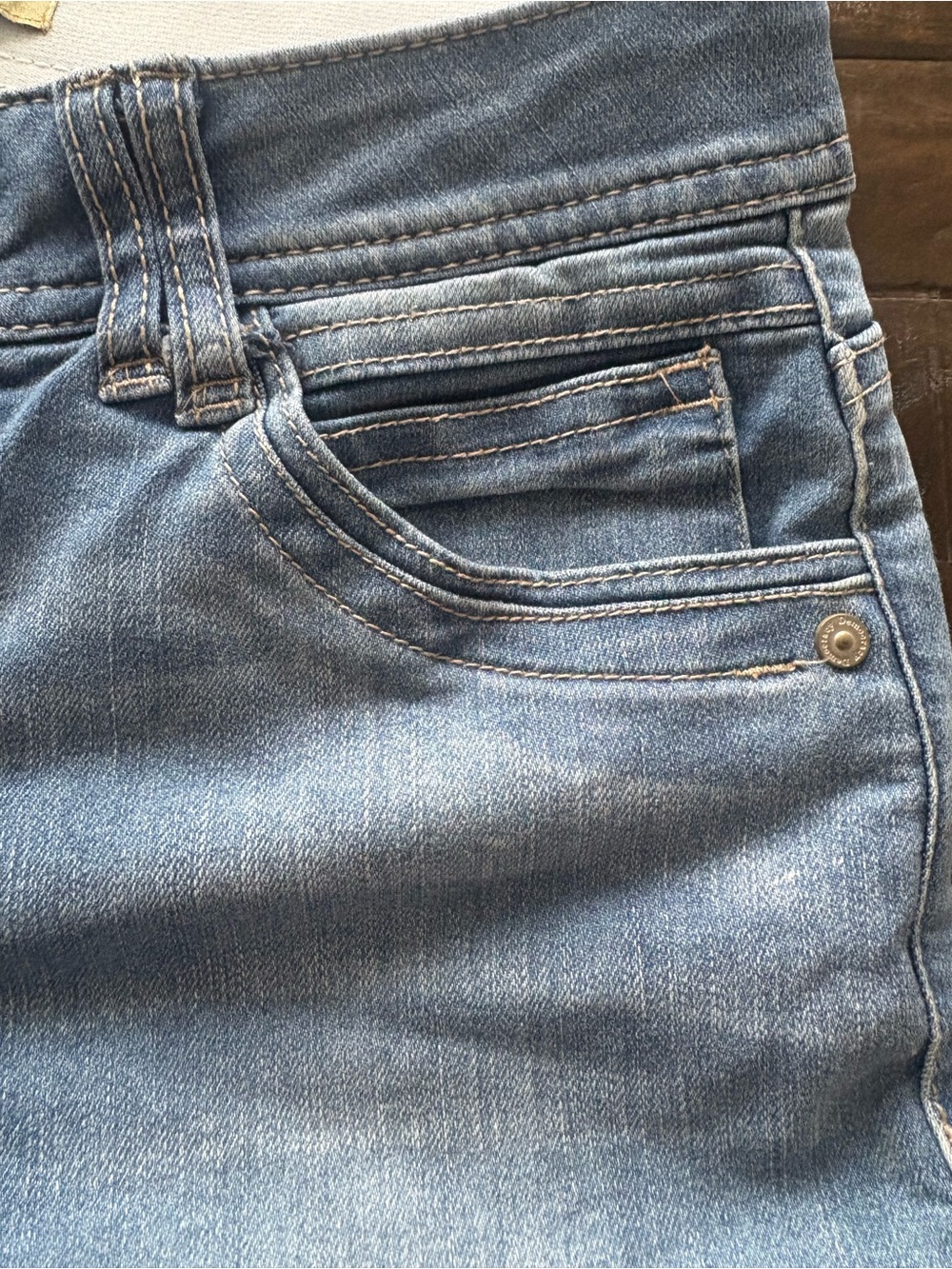 Democracy Ab Technology Skinny Jeans Women’s 4 Mid Rise Stretch Blue Denim - Picture 11 of 16